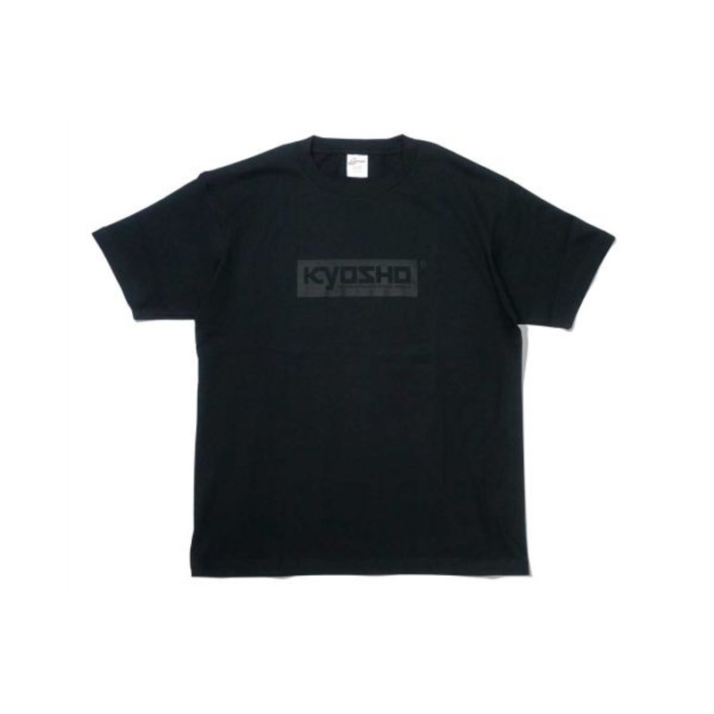 T Shirt L: Box Logo Black