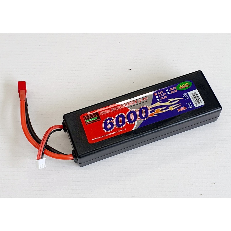 xxHC Li-Po 7.4v 6000mAh 40C De
