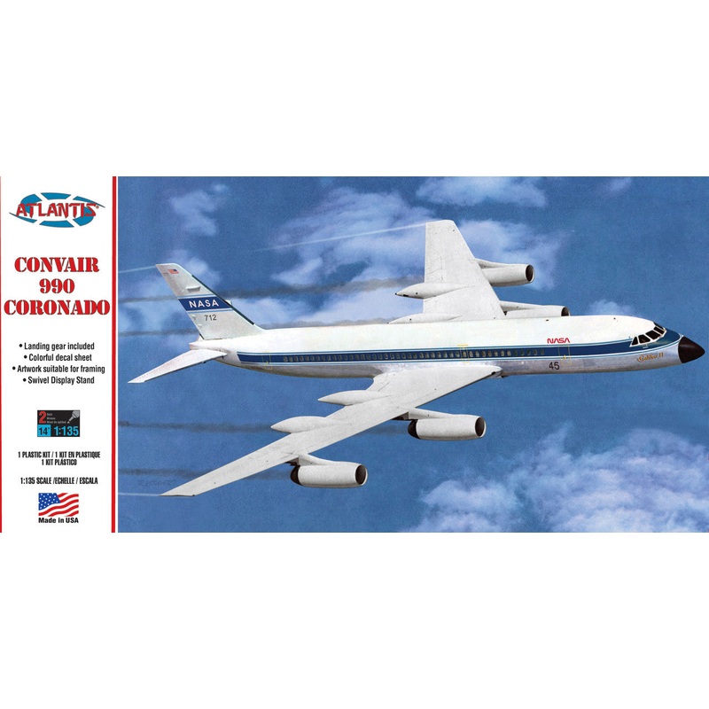 1/135 Convair 990 Airline NASA