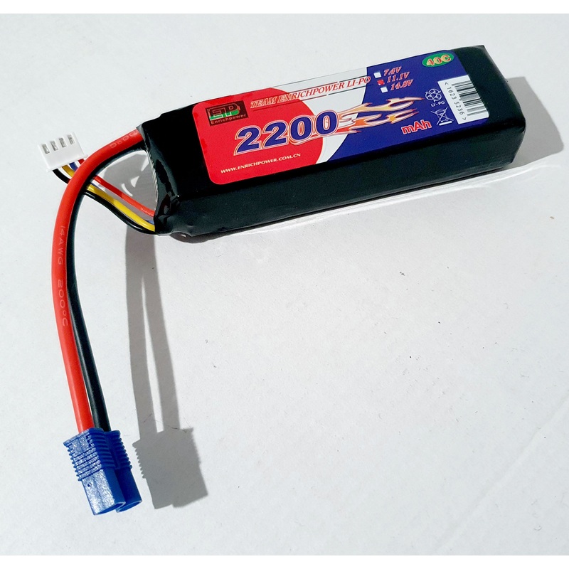 xxLi-Po 14.8v 2200mAh 40C EC3