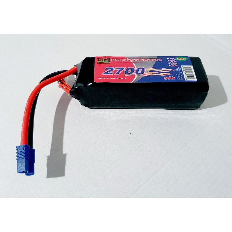 xxLi-Po 14.8v 2700mAh 40C EC3