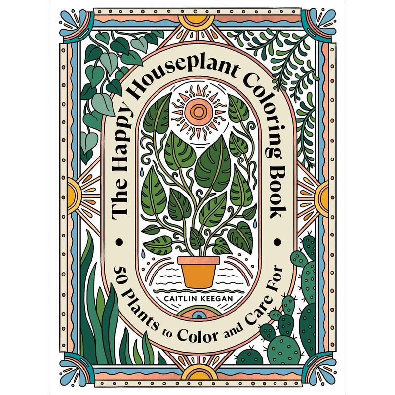The Happy Houseplant Coloring Book