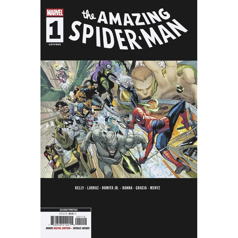 AMAZING SPIDER-MAN #1 PEPE LARRAZ 2ND PRINTING VARIANT