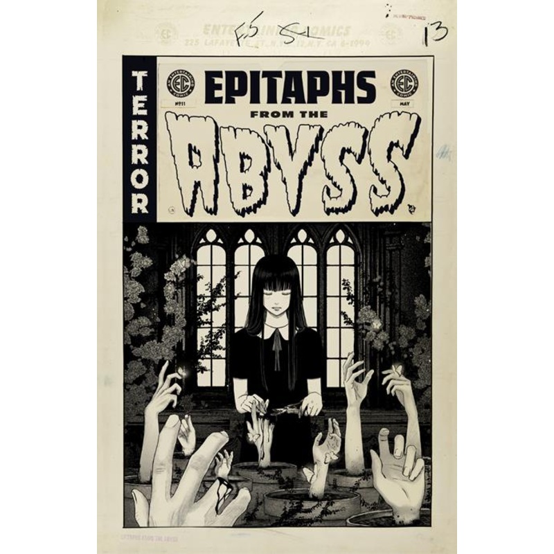 Ec Epitaphs From The Abyss #11 (of 12)  D Inc 1:20 Anwita Citriya B&w Artist Edition Var