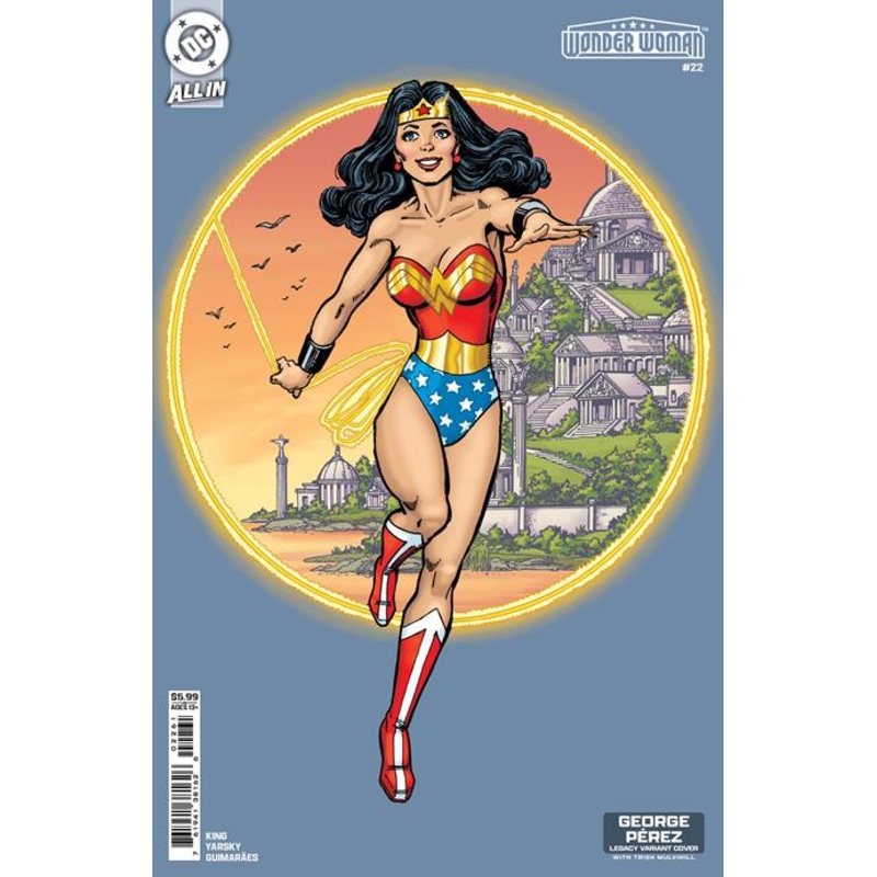 Wonder Woman #22  E George Perez Legacy Card Stock Var