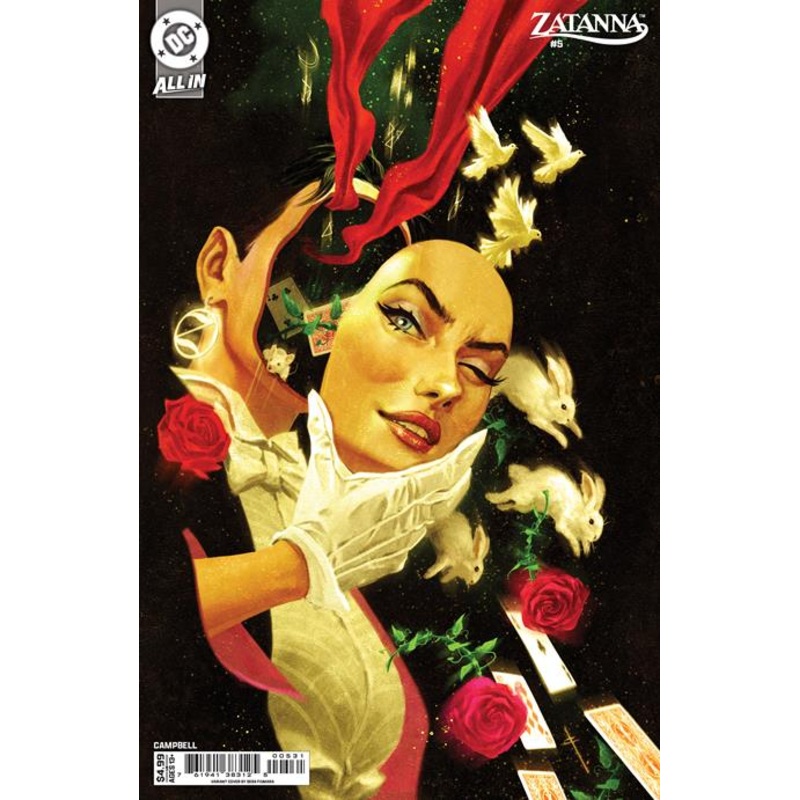 Zatanna #5 (of 6)  C Sebastian Fiumara Card Stock Var