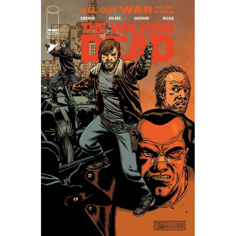 Walking Dead Deluxe #115  B Charlie Adlard & Dave Mccaig Var